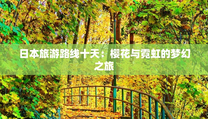日本旅游路线十天：樱花与霓虹的梦幻之旅